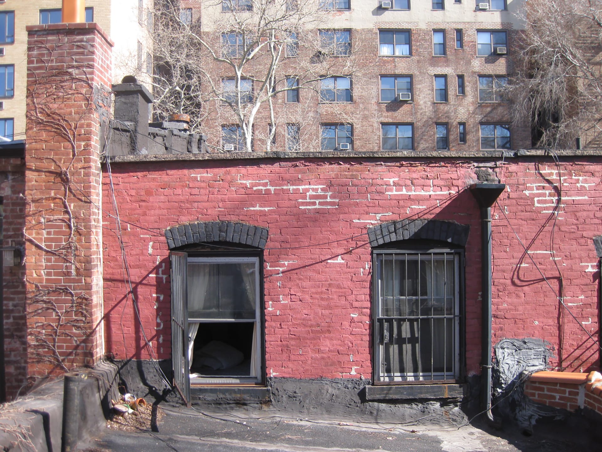 Roof of a Brooklyn heights townhouse before our renovation