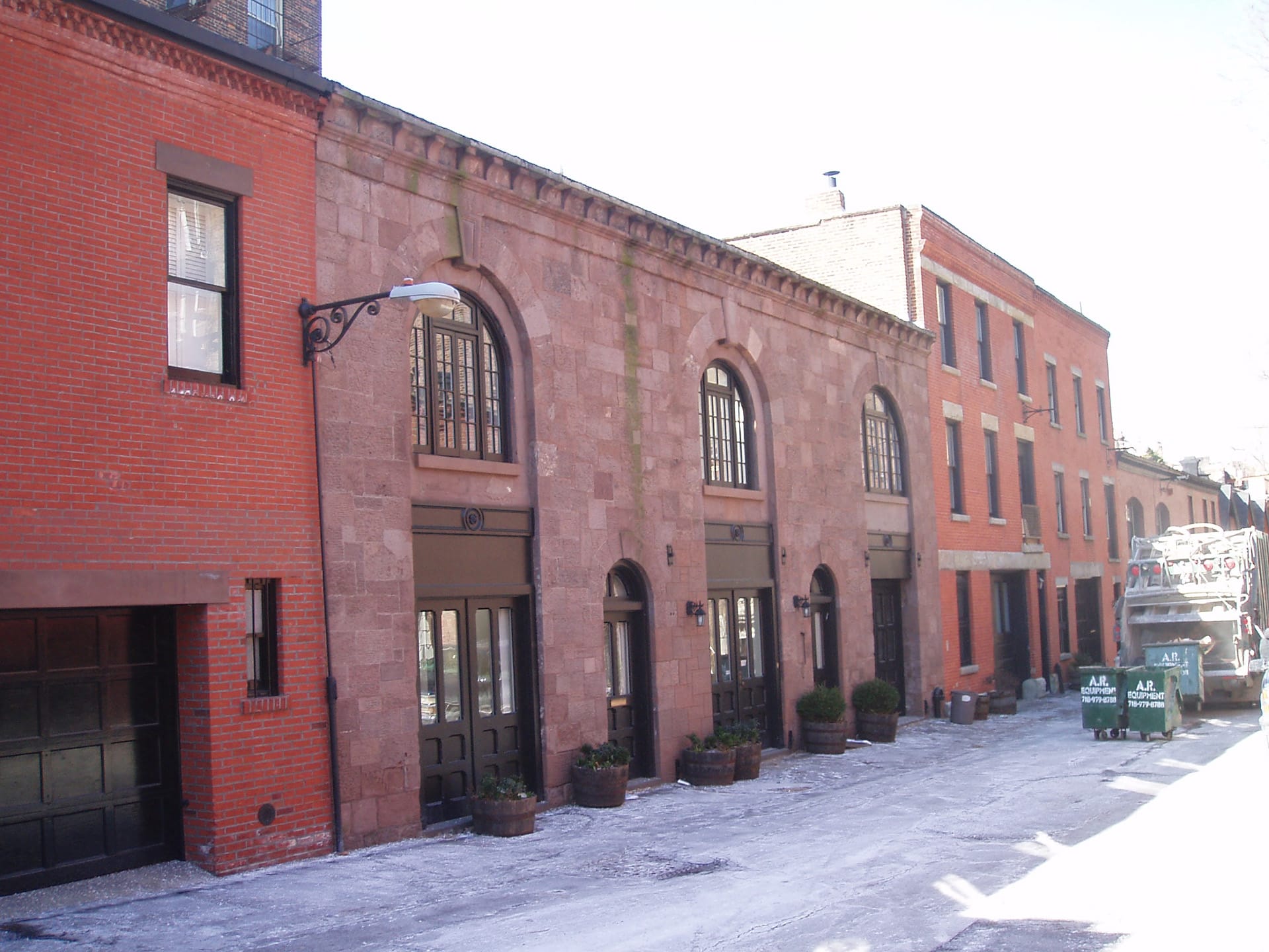 Front façade of a Brooklyn Heights Carriage house before our renovation