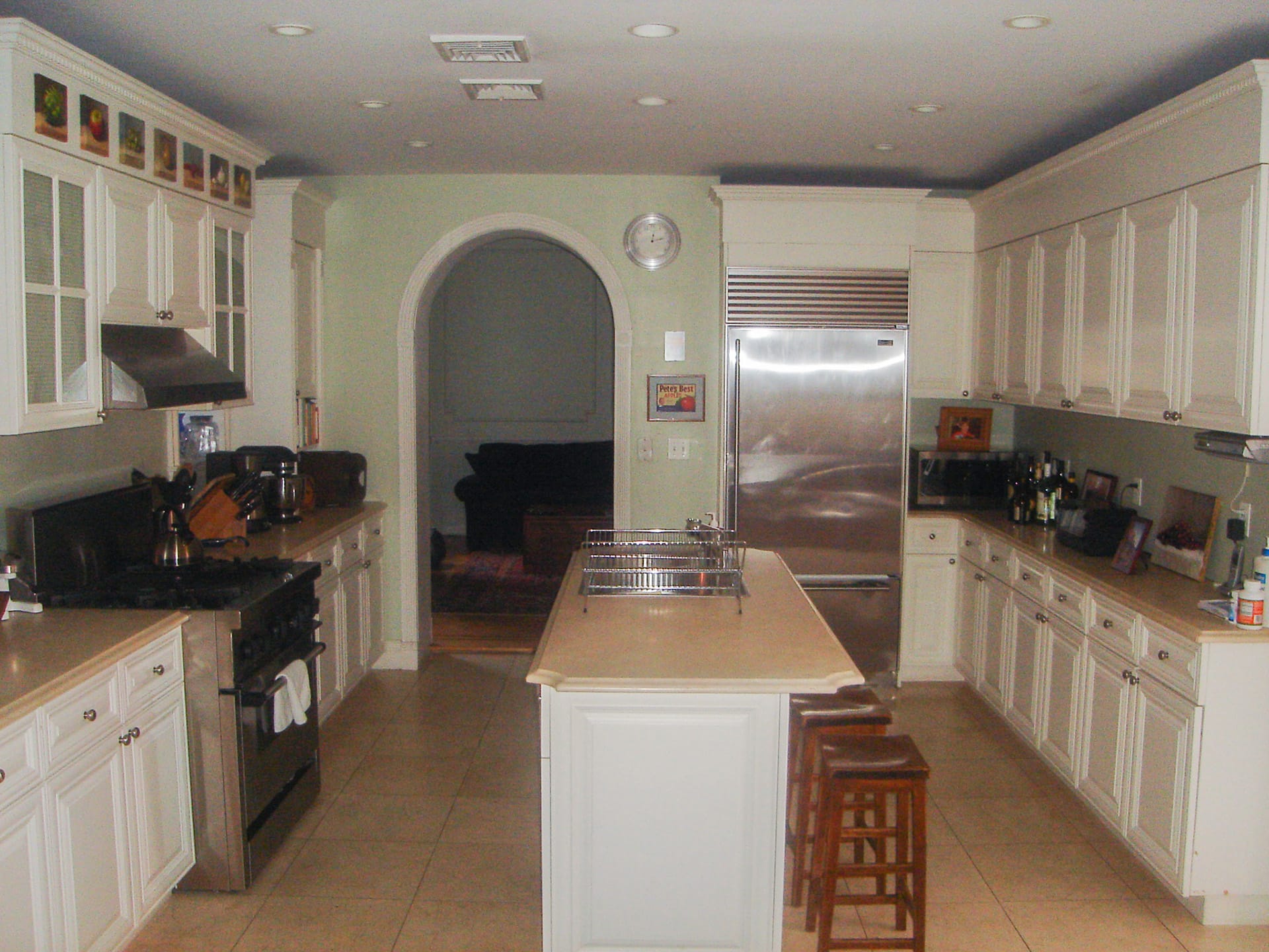 Kitchen of a Brooklyn Heights Carriage house before our renovation