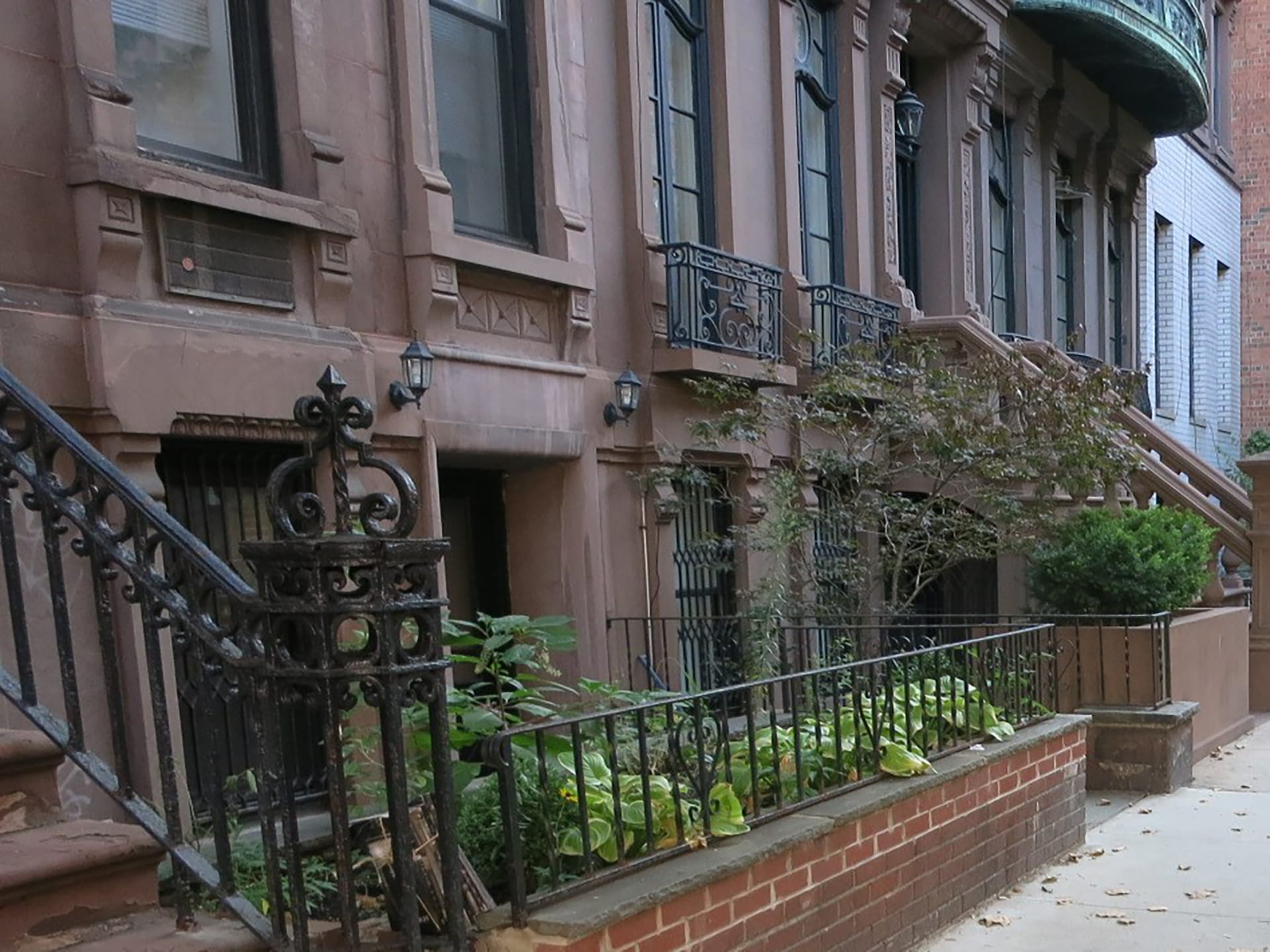 Front facade of an Upper West Side, Manhattan Passive House before renovation